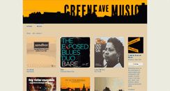 Desktop Screenshot of greeneavemusic.com